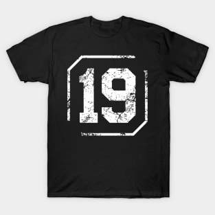 Sport 19 Jersey team | T Shirt Baseball Hockey Basketball soccer footbal T-Shirt